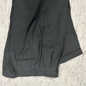 Express Producer Pinstripe Dress Pants – 32x30 – NWOT – Wide Leg Rolled Hem